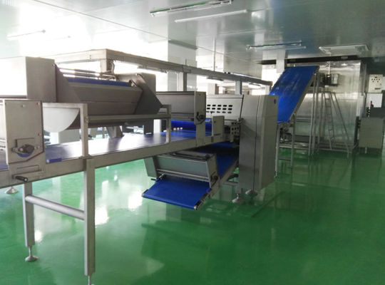 Mua Dây chuyền sản xuất Croissant tự động đóng băng với 8 vòi phun Tiền gửi cho Croissant đầy sản xuất trực tuyến