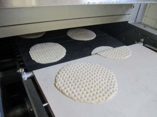 Mua Dây chuyền sản xuất bánh pizza công nghiệp được kiểm soát bởi Siemens PLC cho các lớp vỏ bánh pizza đường kính khác nhau sản xuất trực tuyến
