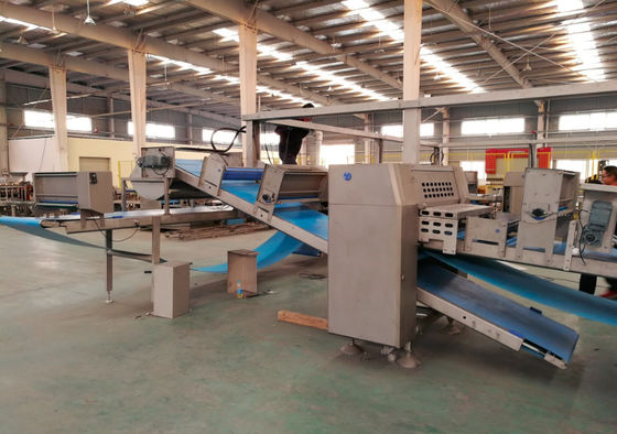 Mua ZKS 1200-1500kg / Hr Công suất Puff Pastry Dough Machine Turnkey Solution With Proffer And Tunnel Lò online manufacture