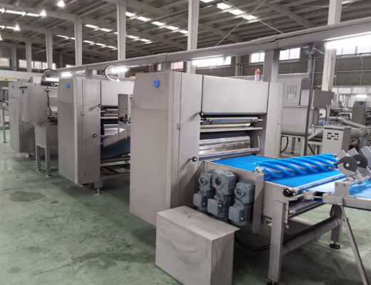 Mua Kích thước có thể thay đổi 300kg / H Dây chuyền sản xuất bánh mì Pita Ả Rập tự động sản xuất trực tuyến