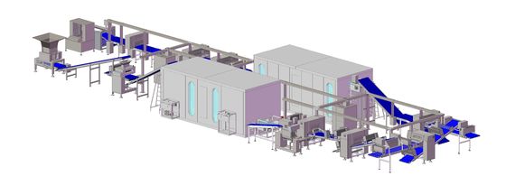 Mua ZKSD900 dây chuyền dán bánh tự động với 2 bộ tủ đông tự động trên mặt đất và máy nướng tự động online manufacture