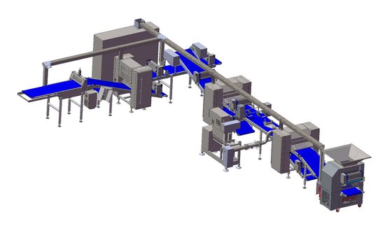 Mua Điều khiển PLC Thiết bị làm bánh mì mềm Baguette làm bánh mì sản xuất trực tuyến