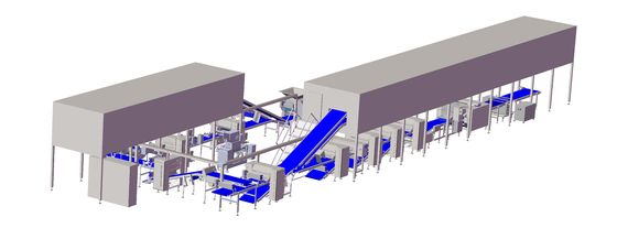 Mua Máy ép bột thất bại thấp với máy quét tự động Tiết kiệm nhân công Bánh ngọt sản xuất trực tuyến